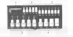Proxxon 23102 24-Piece TX Socket set Spare Parts